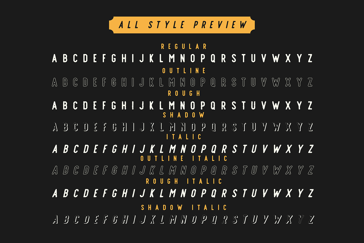 Offlander - Font Family preview 7