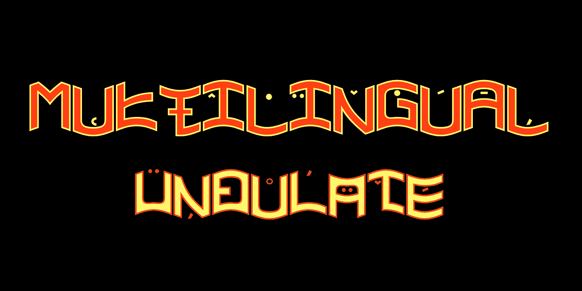 Undulate, a Sans Serif Font by Ingrimayne Type (Photo 6 of 6)