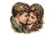 Couple in Love Clipart JPG, a Person Illustration by Memories By Lea (Thumbnail 12 of 19)