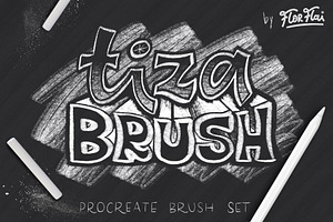 Tiza Brush Set For Procreate Chalk