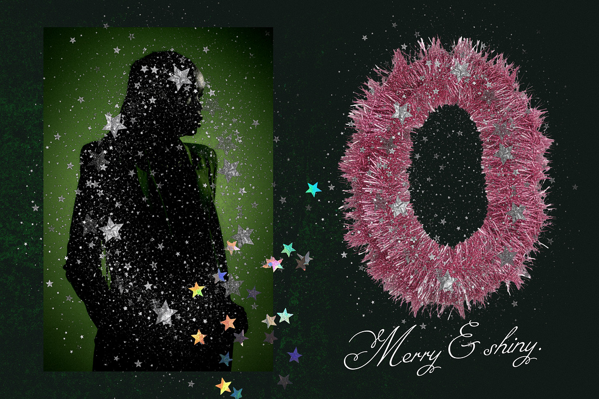 Shimmer Season: Holographic Tinsel, a Texture Graphic by Anzhelika (Photo 2 of 11)