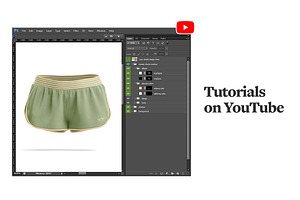 Women's Shorts Mockup