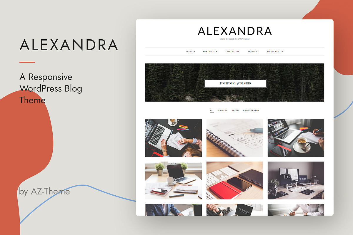 Alexandra - WordPress Blog Theme, a WordPress Template by AZ-Theme (Photo 10 of 11)