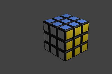 Rubik Cube 3D with 360 Animation, an Object 3D Model by muttstudio