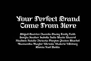 Gadesly Elegant Display Font, a Blackletter Font by RantautypeStudio (Thumbnail 9 of 13)