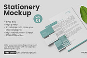 Corporate Stationery Mockup Branding, a Product Mockup by Decade Studio (Thumbnail 1 of 4)
