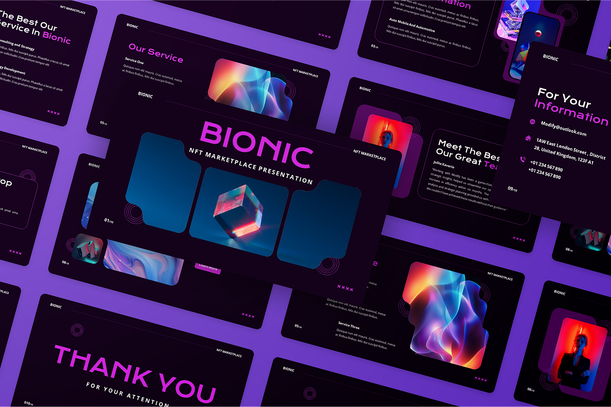 Nft Marketplace Google Slide, a Presentation Template by Annora Studio (Photo 4 of 5)