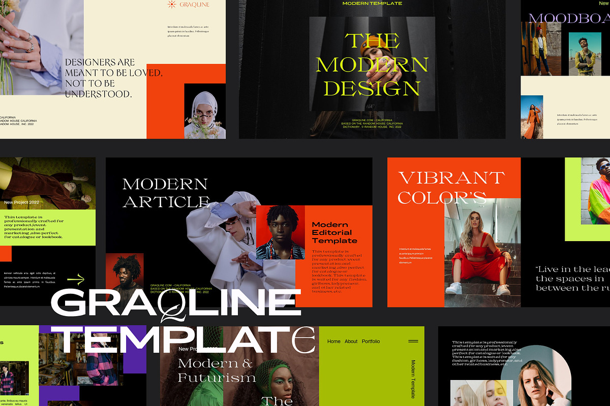 Graqline Bundle Presentation Pack, a Presentation Template by Rocket Template (Photo 1 of 15)