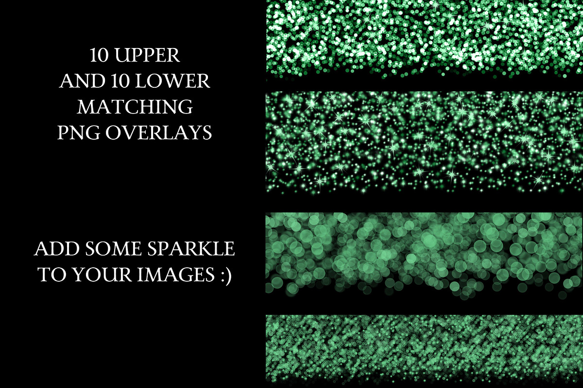 Emerald Green Overlays, an Object Graphic by Sapphire X Designs (Photo 2 of 4)