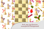 Winter chess set, an Illustration by fiolika (Thumbnail 4 of 5)