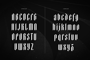 Elmwood Blackletter Display Font