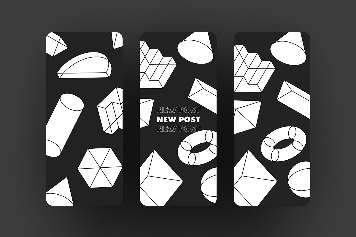 115 Vector Abstract Geometric Shapes, an Object Graphic by ME_COLLAGE (Photo 7 of 12)