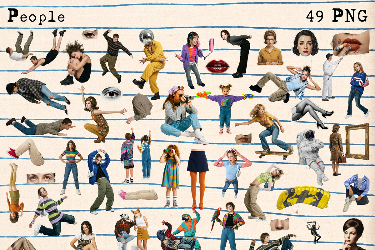 Y2K Collage 400 PNG Elements, an Object Graphic by DreamoraArt (Photo 2 of 12)