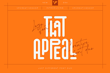 That Appeal - creative font duo