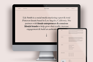 Calla 1-Page Website Template