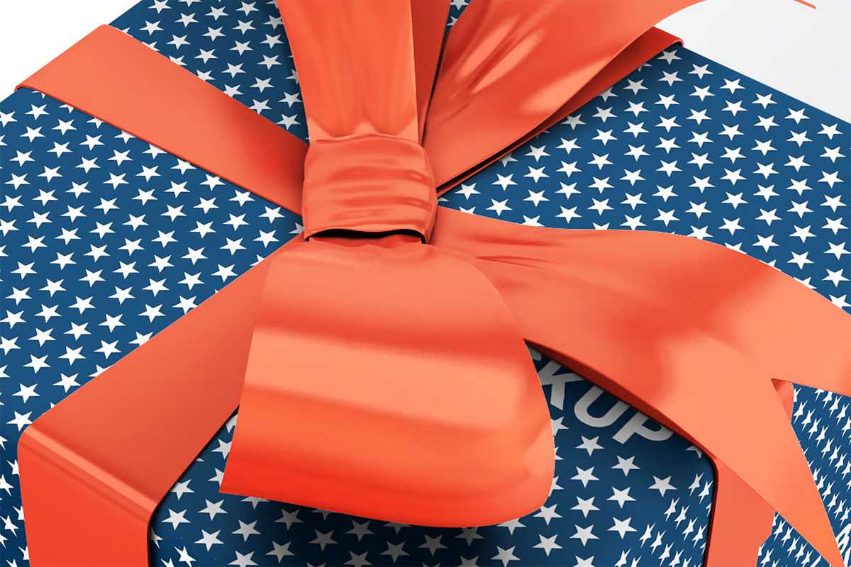 Gift Box Mock-Up, a Packaging Mockup by DesignRushMarket (Photo 5 of 5)