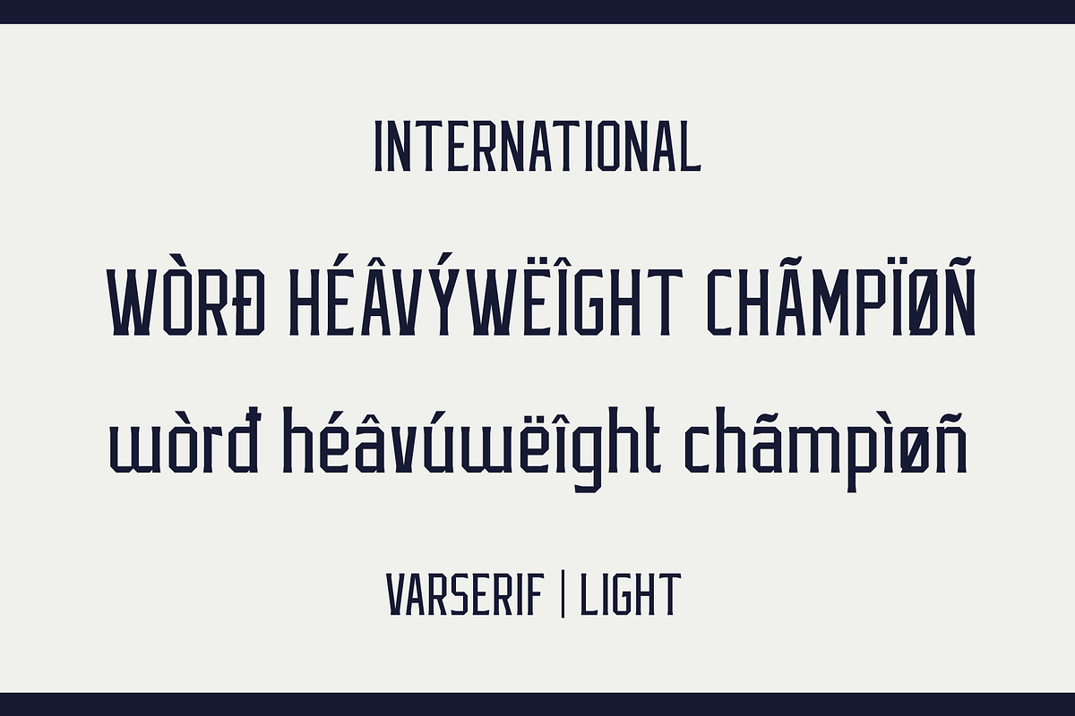 Varserif Font Family, a Serif Font by Alphabet Agency (Photo 13 of 16)
