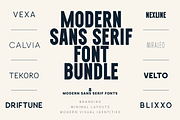 Modern Sans Serif Font Bundle, a Sans Serif Font by Only Fonts (Thumbnail 1 of 10)