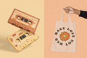 Groovy Summer - Retro Hippie Clipart, an Illustration by millering (Thumbnail 6 of 15)