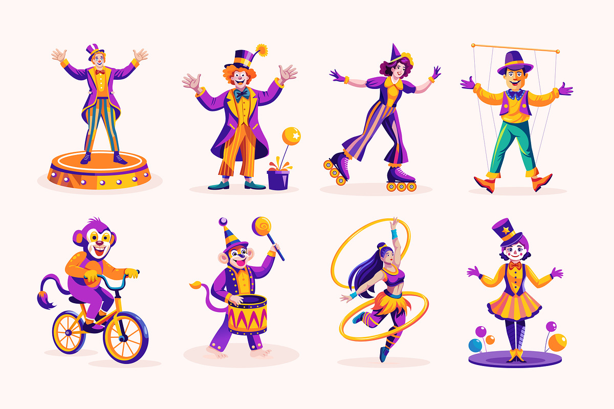 Circus Performer Illustrations, a Person Illustration by Vectors Market (Photo 6 of 10)