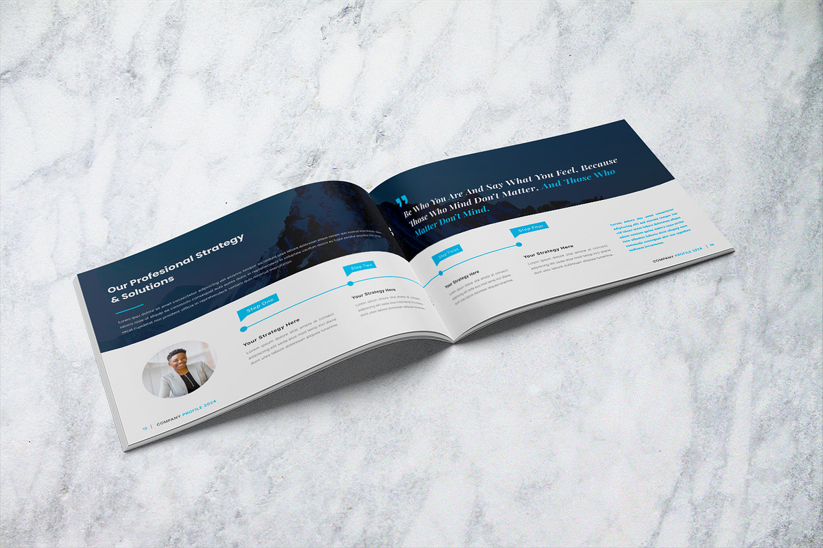 Company Profile Landscape Brochure, a Brochure Template by BumbleGraph Studio (Photo 10 of 12)