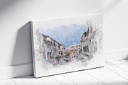 Canvas Watercolor Paint Art Effect, an Action Add-On by MRI STUDIO (Thumbnail 5 of 16)