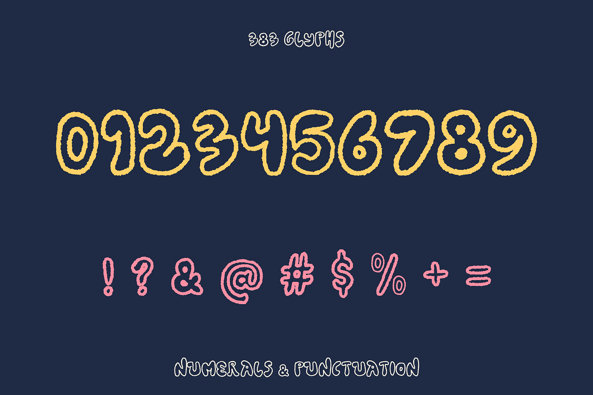 Slopuf | Hand-Drawn Outline Font, a Handwritten Font by Oblique Foundry (Photo 8 of 11)