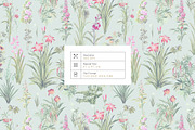 Jardin Silencieux, Watercolor Fleurs, a Pattern Graphic by TSTUDIO (Thumbnail 4 of 14)