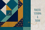 Quilt Block Illustrations, an Illustration by Maggie Stilwell Design (Thumbnail 9 of 9)