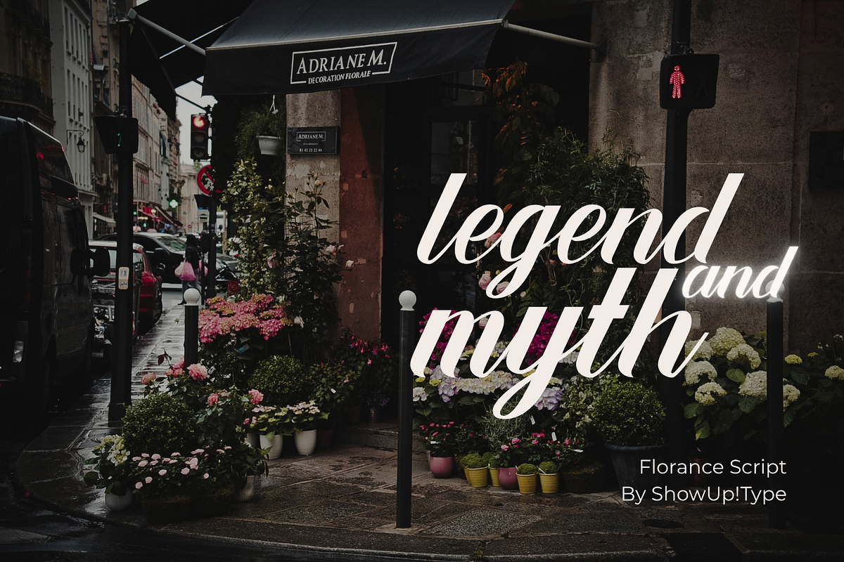 Florance Script, a Script Font by ShowUp! Studio (Photo 4 of 9)