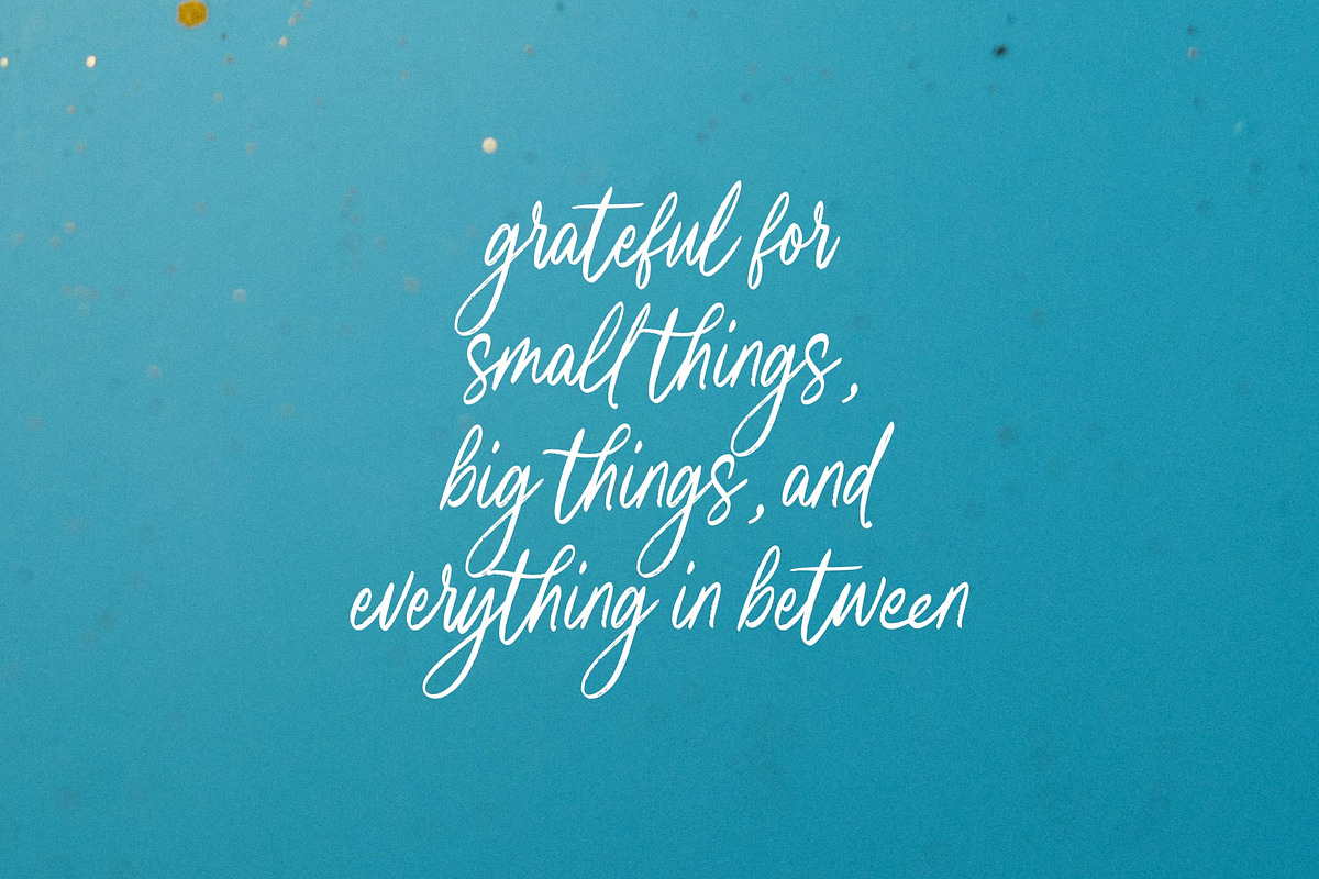 Kamilla Blue handwritten script, a Handwritten Font by Damarletter (Photo 8 of 8)