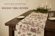 Vintage Christmas Tree Ride Seamless, a Pattern Graphic by Olya Creative (Thumbnail 6 of 7)