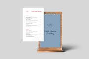 Table Menu Mockups, an Advertising Mockup by artimasa (Thumbnail 3 of 6)