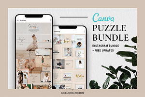 Canva Instagram Puzzle Bundle