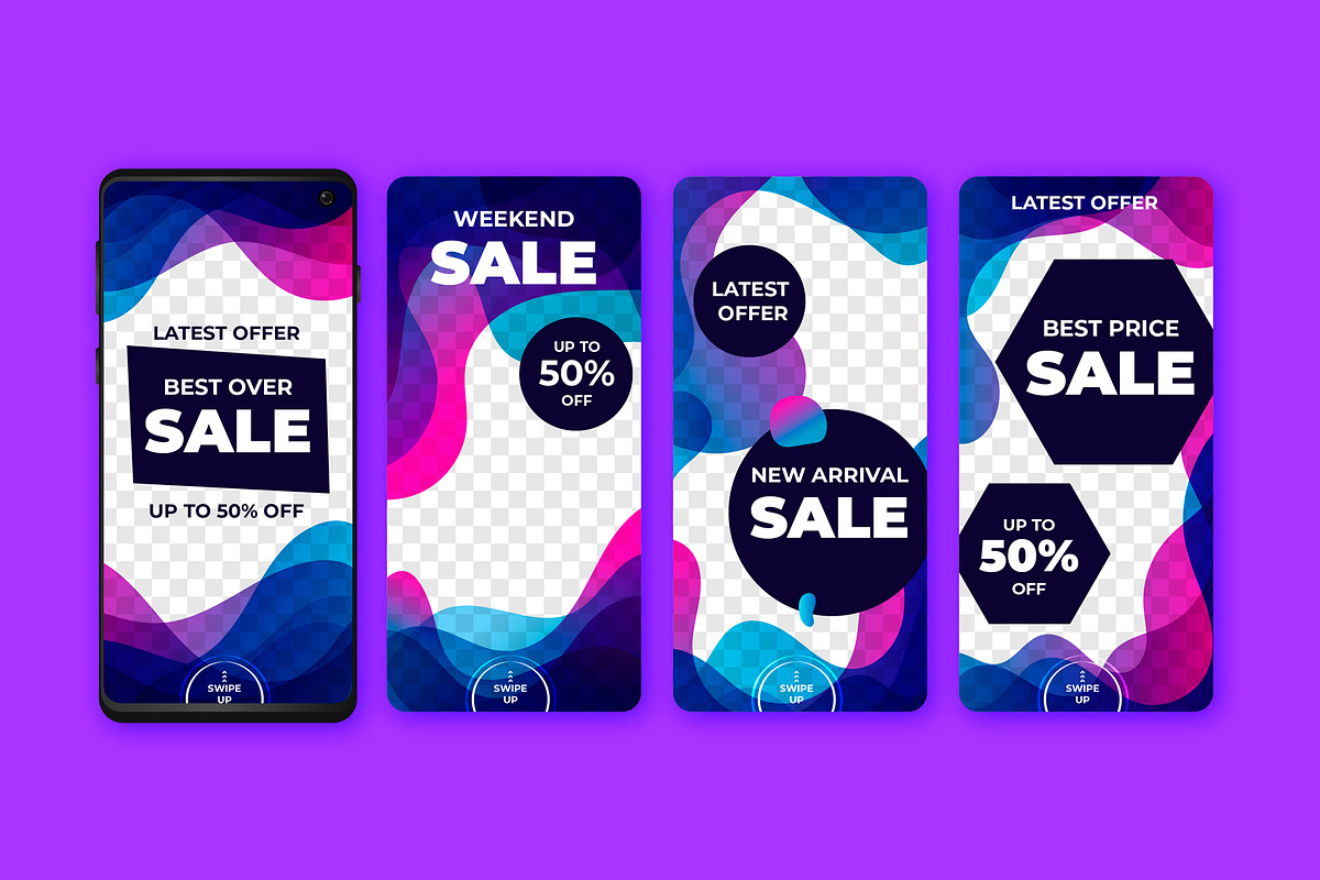 Week End Instagram Story Post, a Stationery Template by CreativeCraft0