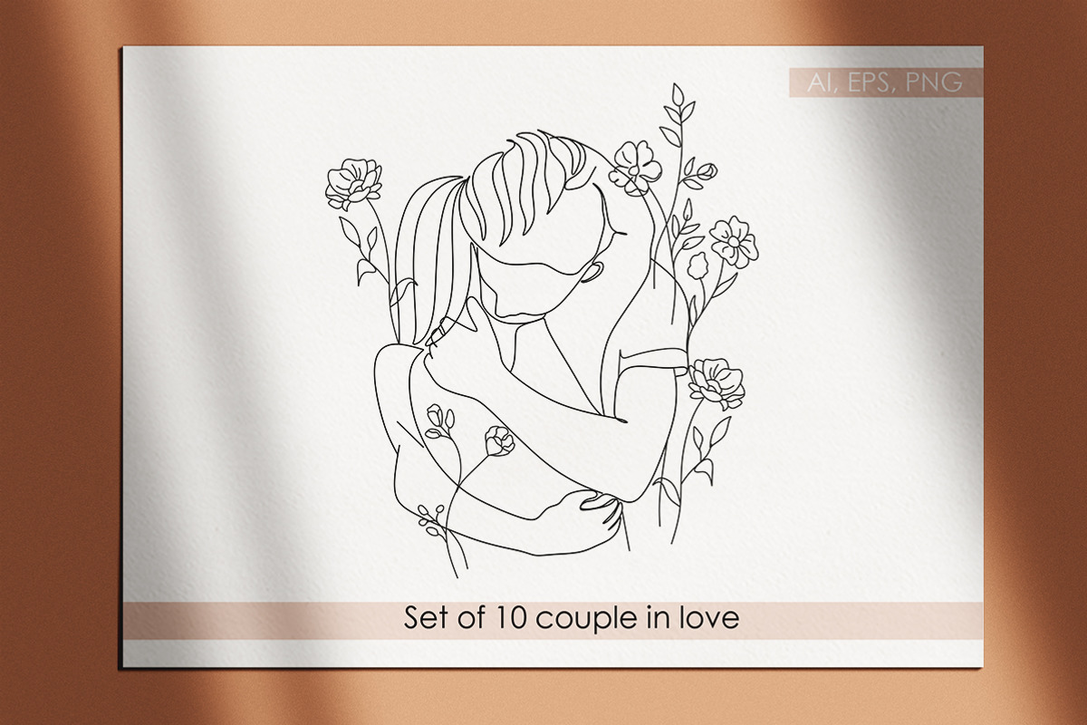 SALE Couple in love illustration, a Person Illustration by velychko.ua (Photo 4 of 7)