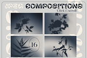 MONOCHROME Gradient & Floral Overlay, a Texture Graphic by Oksana Trygub (Thumbnail 14 of 15)