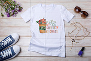 I Run On Coffee and Chaos PNG, a Decorative Illustration by DiamondShop (Thumbnail 2 of 2)