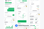Salesline Sales Analytics Dashboard, an UI Kit Template by Creative Perspective (Thumbnail 4 of 6)