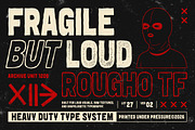 Rougho – Distressed Stamp Display, a Sans Serif Font by Sekyra Lab (Thumbnail 7 of 10)
