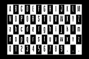 LL Narrew Textured font, a Sans Serif Font by Lives And Levels (Thumbnail 8 of 8)
