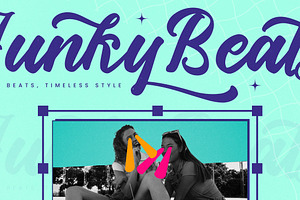 Restock Funkys Bold Script Font