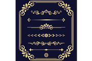 Vintage set. Floral elements for, a Decorative Illustration by RODINA (Thumbnail 1 of 3)