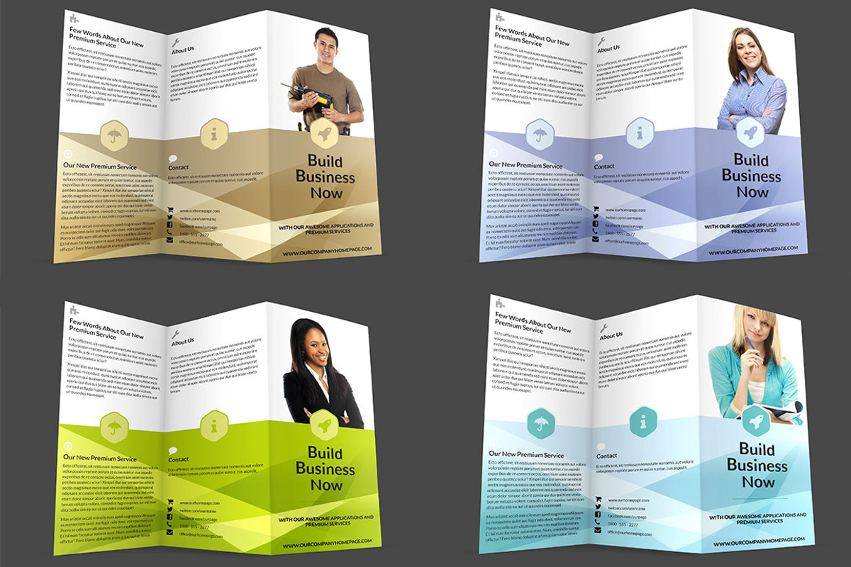 Strong Tri-fold Brochure, a Brochure Template by IndieStock (Photo 5 of 5)