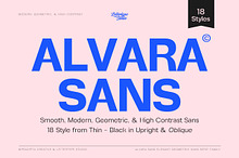 Alvara Sans High Contrast Family