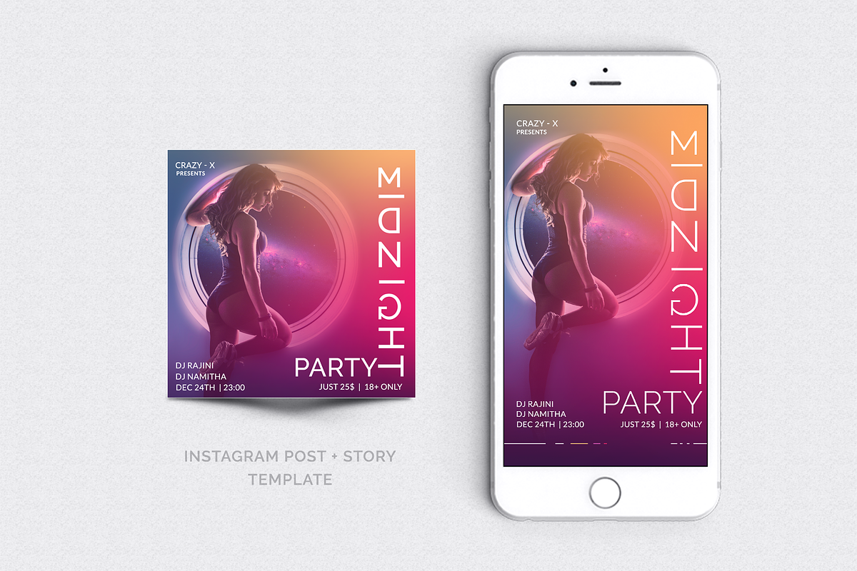 Midnight Party Flyer, a Flyer Template by Jaisivakumar (Photo 4 of 5)