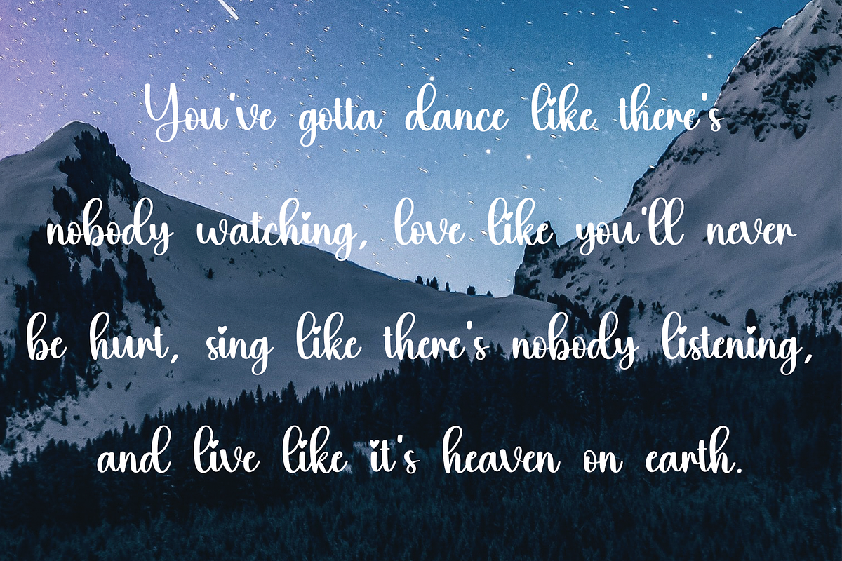 Airy | Script Font, a Script Font by Scratchones (Photo 7 of 8)