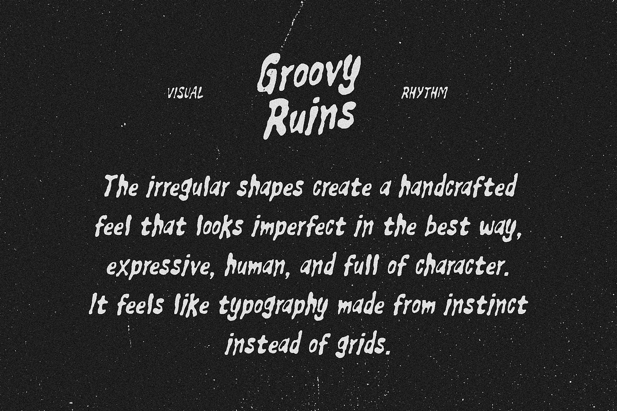Seroja - Groovy Display Font, a Handwritten Font by Typeparties (Photo 4 of 10)
