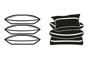 Illustration of Stacked Pillows, an Object Graphic by Billah Hub
