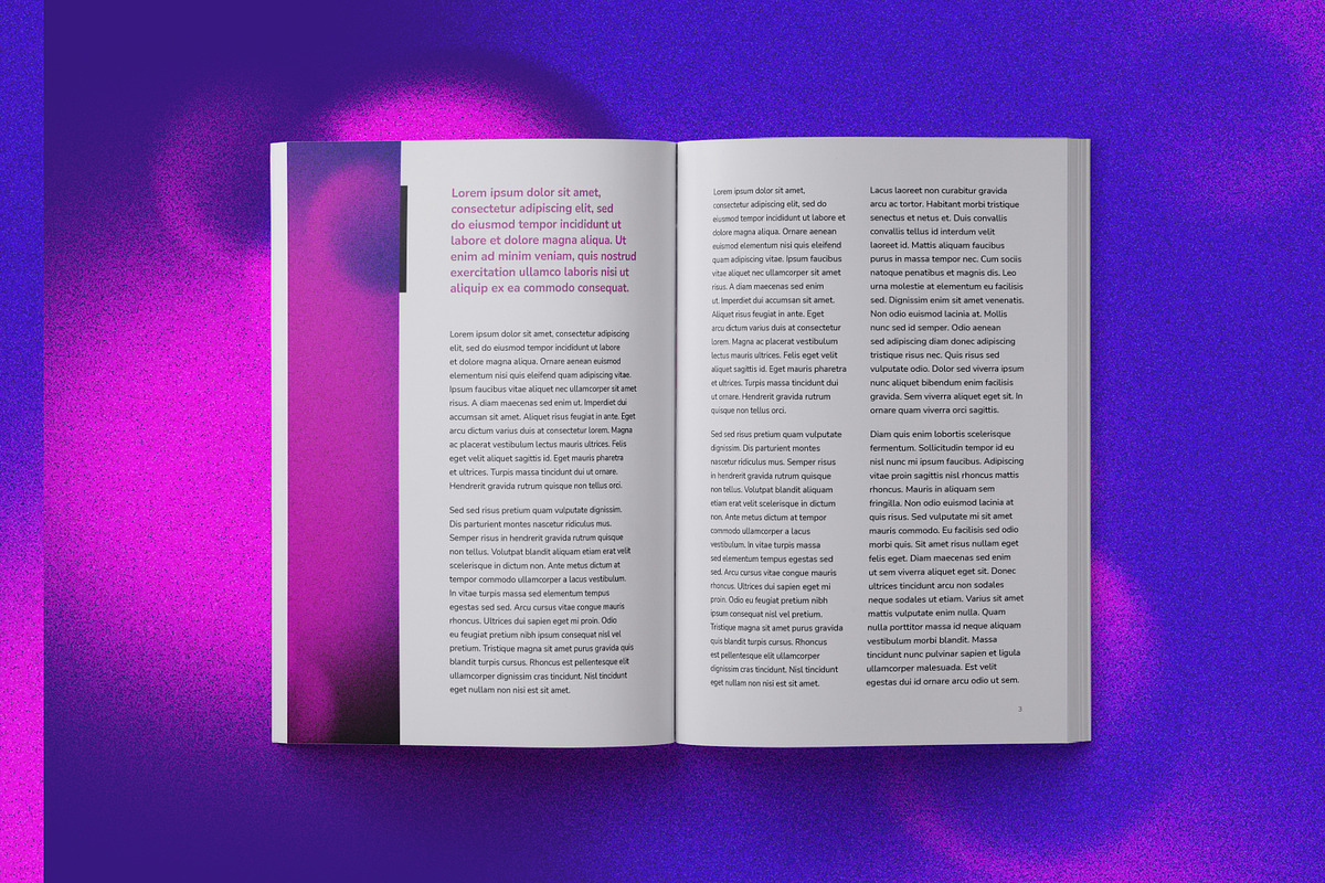 Gradient Book, a Stationery Template by Meknya (Photo 3 of 9)